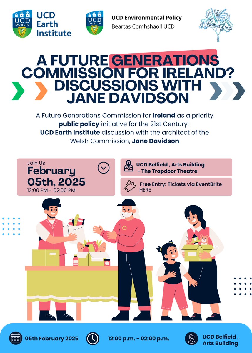 🌍 Join the Conversation on Ireland’s Future!  🇮🇪🌱

As we face critical climate and biodiversity challenges, it's clear: the decisions we make today will shape the world for generations to come. How can we ensure these decisions prioritize sustainability, wellbeing, and future