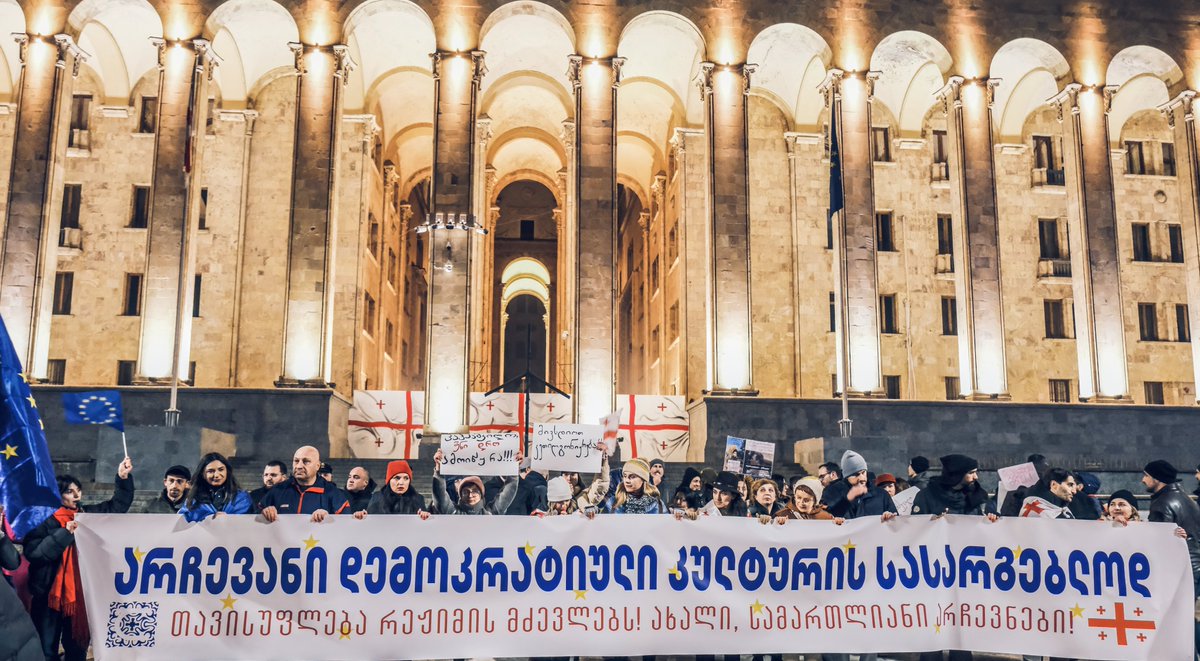 TSPS_GE's tweet image. @TSPS_GE march was a step toward justice and democracy. We demand new, fair elections and an immediate release of political prisoners for 🇬🇪 future.