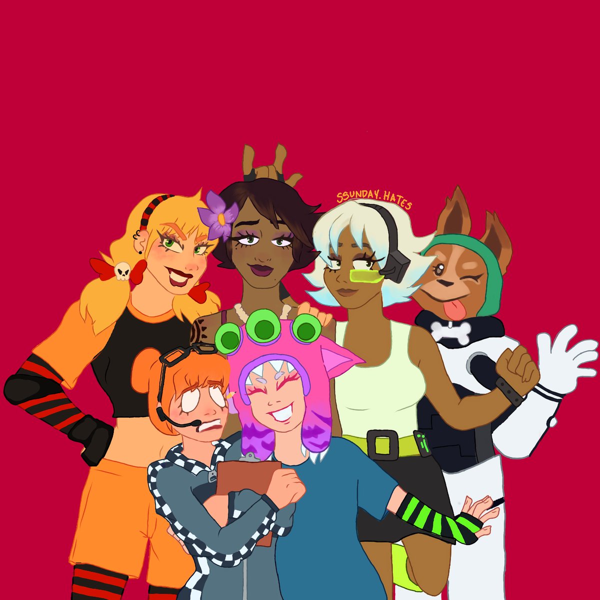 Freshlyisdumb's tweet photo. Damnn Girls 

#BBRacing #beachbuggyracing #Leilani #RoxieRoller #Roxie #Roller #Mikka #Leeta #ComandanteNova #Commandernova #vectorunit #fanart #sketch #art #digitalart #ibispaintx #artistintwitter https://t.co/uWlQ5RkvRP