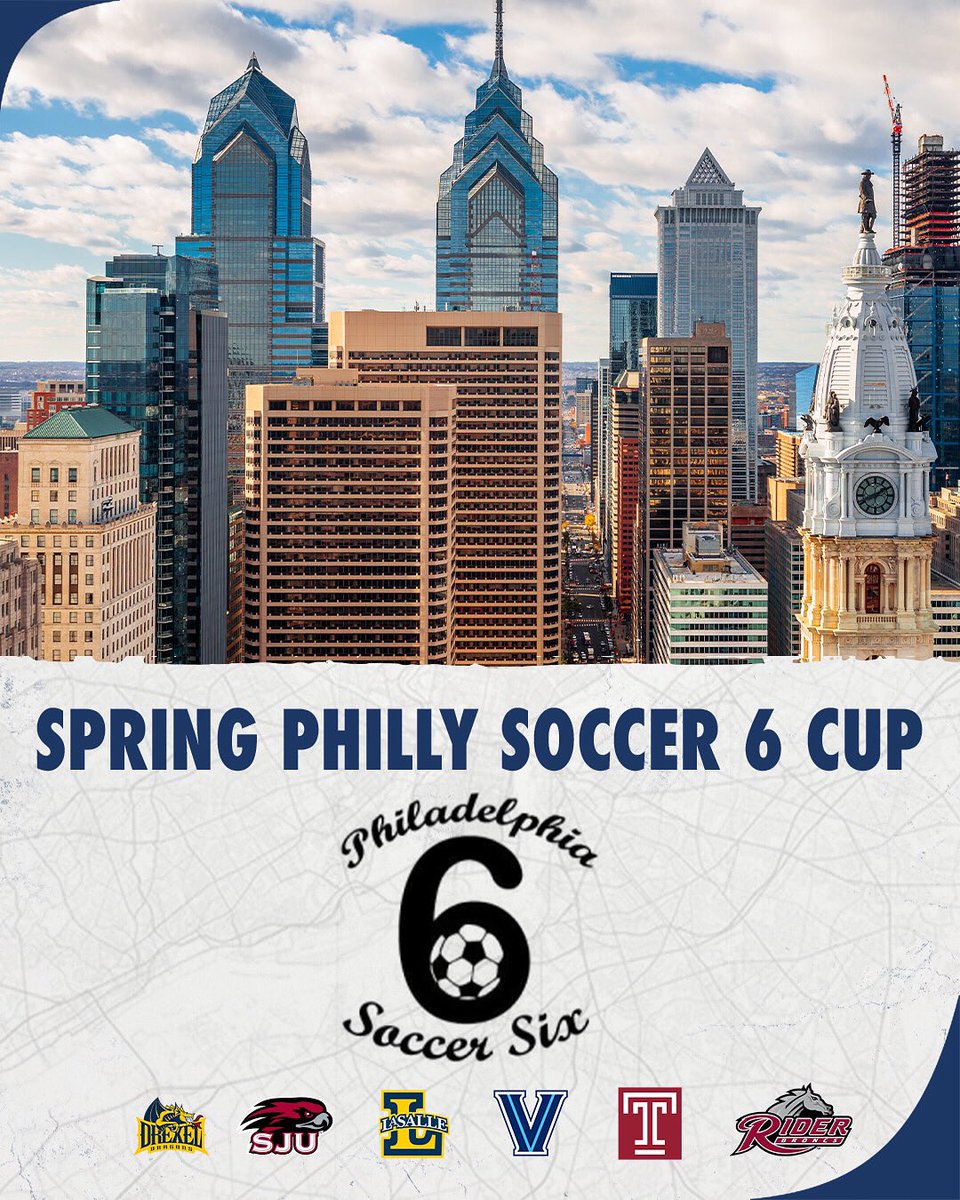COMING SOON 👀

La Salle will compete in the Philly Soccer 6 Cup, with the team’s first game on March 28!

#GoExplorers🔭