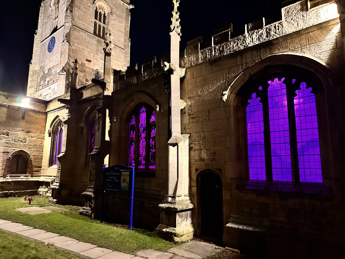 frcartwright's tweet photo. Tonight All Saints Church, South Kirkby (in the Priory Benefice) has joined in with those remembering Holocaust Memorial Day 2025 and the 80th anniversary of the liberation of Auschwitz. @LeedsCofE #HMD2025 

In association with @MyWakefield https://t.co/onVb3aVOBs
