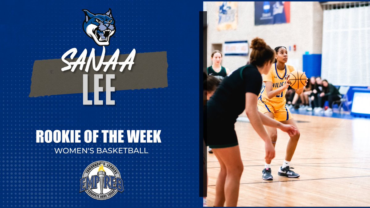 SUNY Poly Wildcats (@polywildcats) on Twitter photo After a standout defensive weekend with 23 rebounds, 9 blocks and 14 points over two games, Sanaa Lee has been named Empire 8 Rookie of the Week for women's basketball! Congrats #21! After a standout defensive weekend with 23 rebounds, 9 blocks and 14 points over two games, Sanaa Lee has been named Empire 8 Rookie of the Week for women's basketball! Congrats #21!