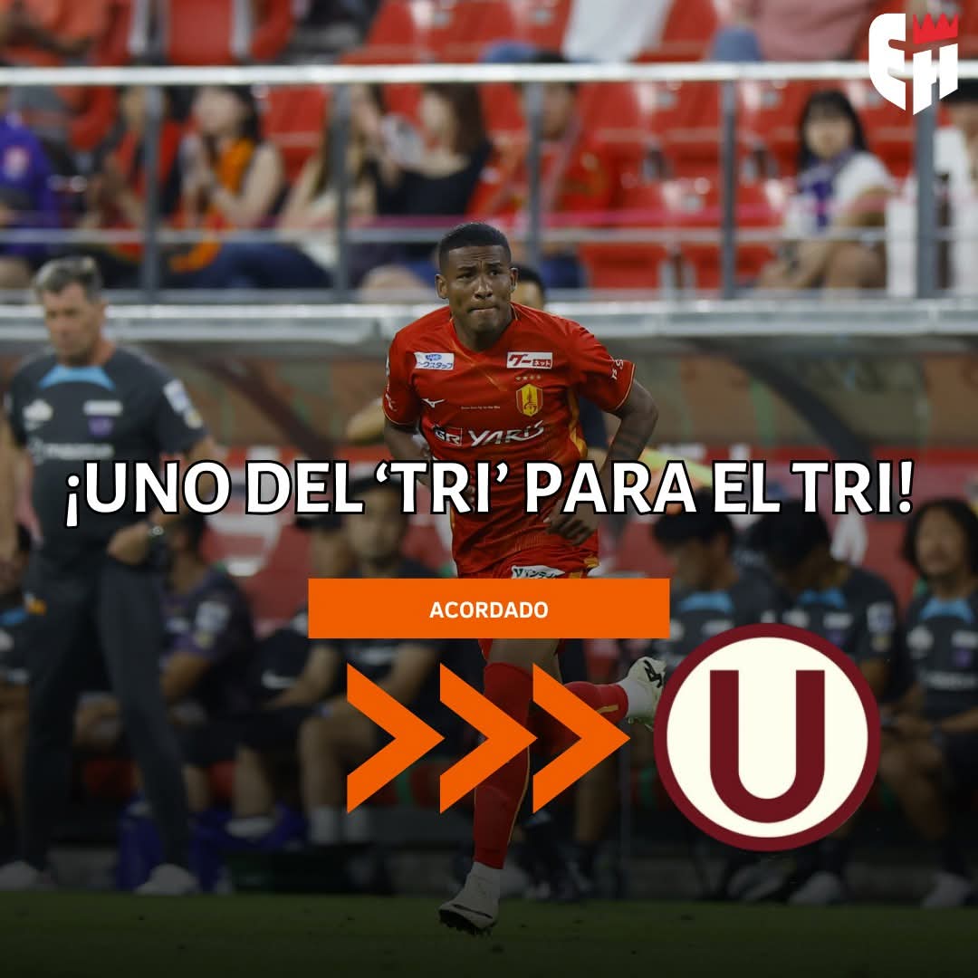 ¡UNO DEL 'TRI' PARA EL TRI!

Según <a href="/tadokolo79/">TADOKORO</a>, el 🇪🇨 José Carabalí llegó a un acuerdo con #Universitario y será presentado en la 1° semana de febrero.

ℹ️ El ex seleccionado 'tri' se desvinculó del Nagoya Grampus, por lo que llegará en condición de jugador libre.