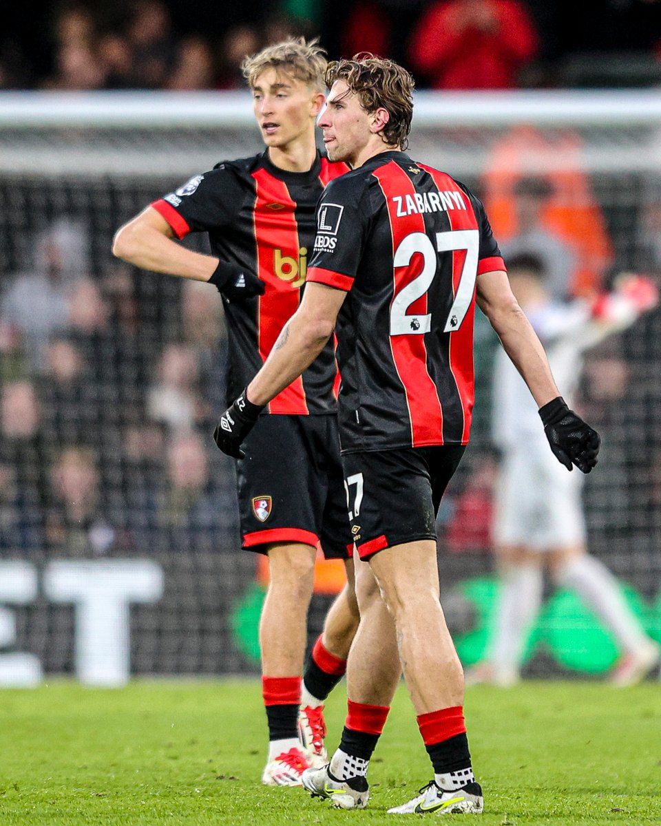 thingsPrimeDoes's tweet photo. Bournemouth haven't lost since Dean Huijsen and Illya Zabarnyi started playing together 10 games ago. They face Liverpool this weekend. https://t.co/x6EFRxMUzd