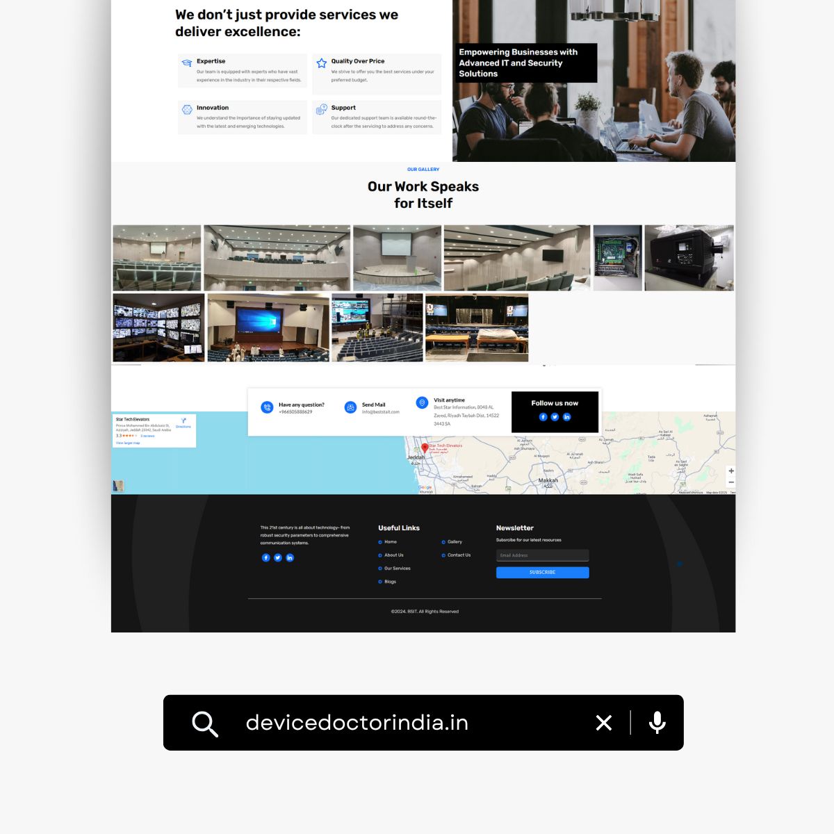 In_DeviceDoctor's tweet image. Introducing the latest addition to our portfolio – a stunning website for our happy client! Reach out to us for your next website project!💻

#webdevelopmentcompany #websitedesign #devicedoctorindia #WebDesign #marketing #websitedesign #websitemockup #webstagram