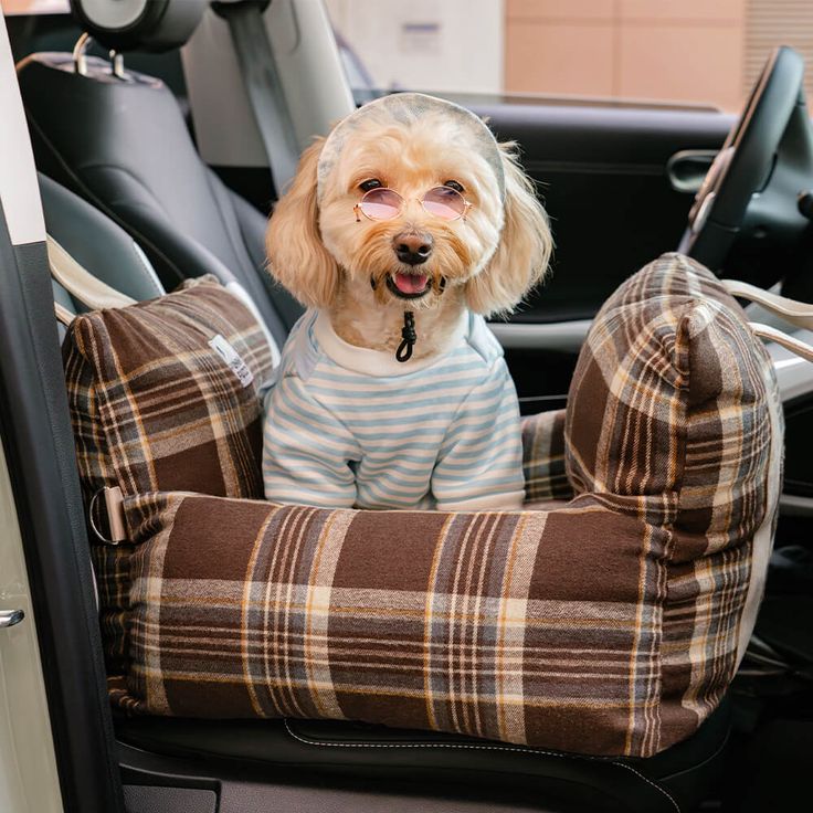MiloTheDogPins's tweet photo. 🐶💺 Travel in Style &amp; Safety!
Loving the Vintage Plaid Dog Car Seat Bed—cozy, secure, and oh-so-stylish for every car ride. 🐾

#DogCarSeat #TravelWithPets https://t.co/xxsBGkN9NJ