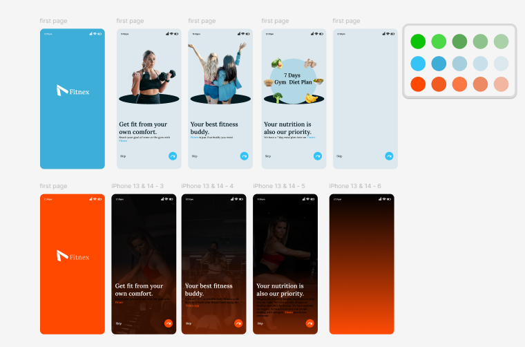 I spent most of the weekend reconsidering my choice of color for this design and i figured i wasn't okay with the entire design so i had to make a change. #design #uiuxdesign