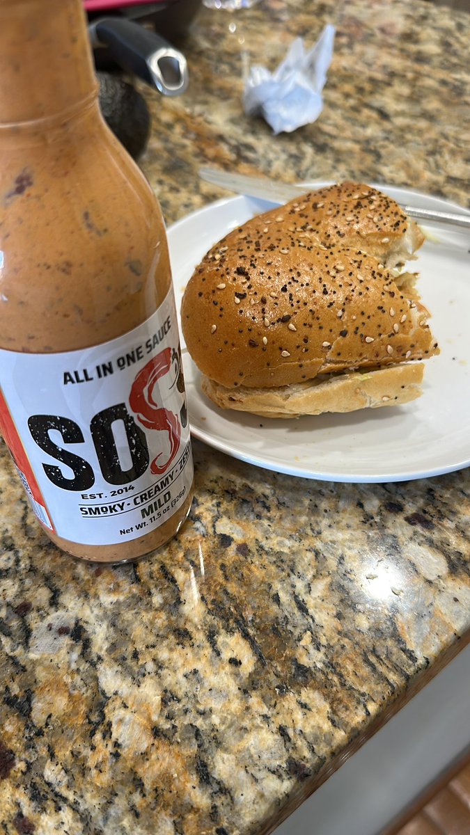 Todays lunch sponsored by <a href="/sossbros/">SOSS</a> delish!!