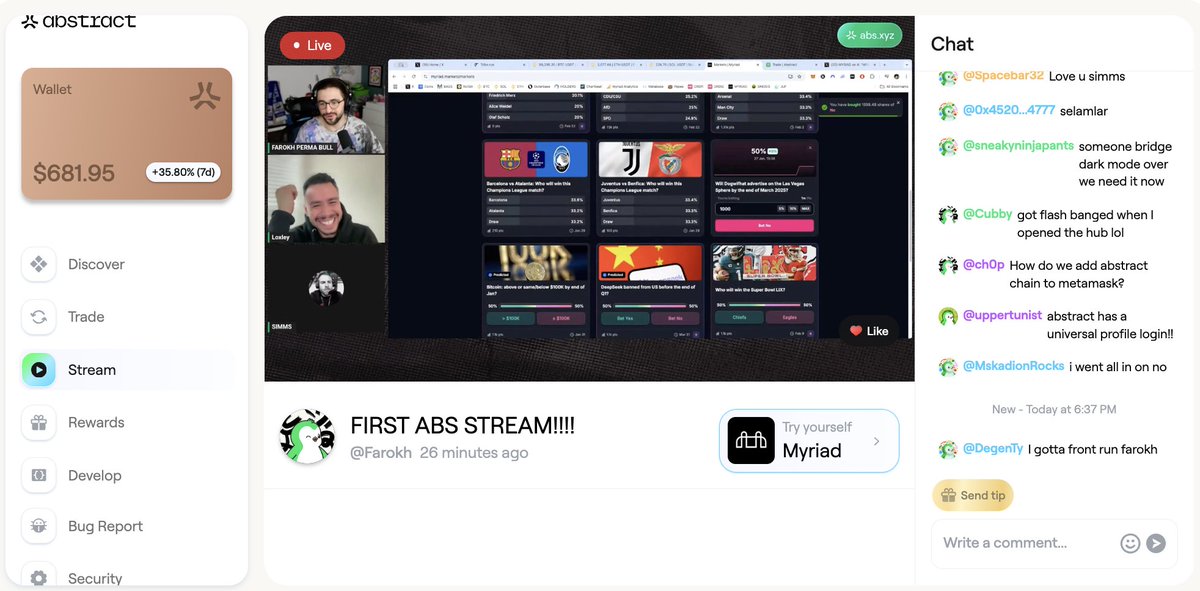 Rumor has it, things are heating up over at <a href="/AbstractChain/">Abstract</a>. 🐧🔥