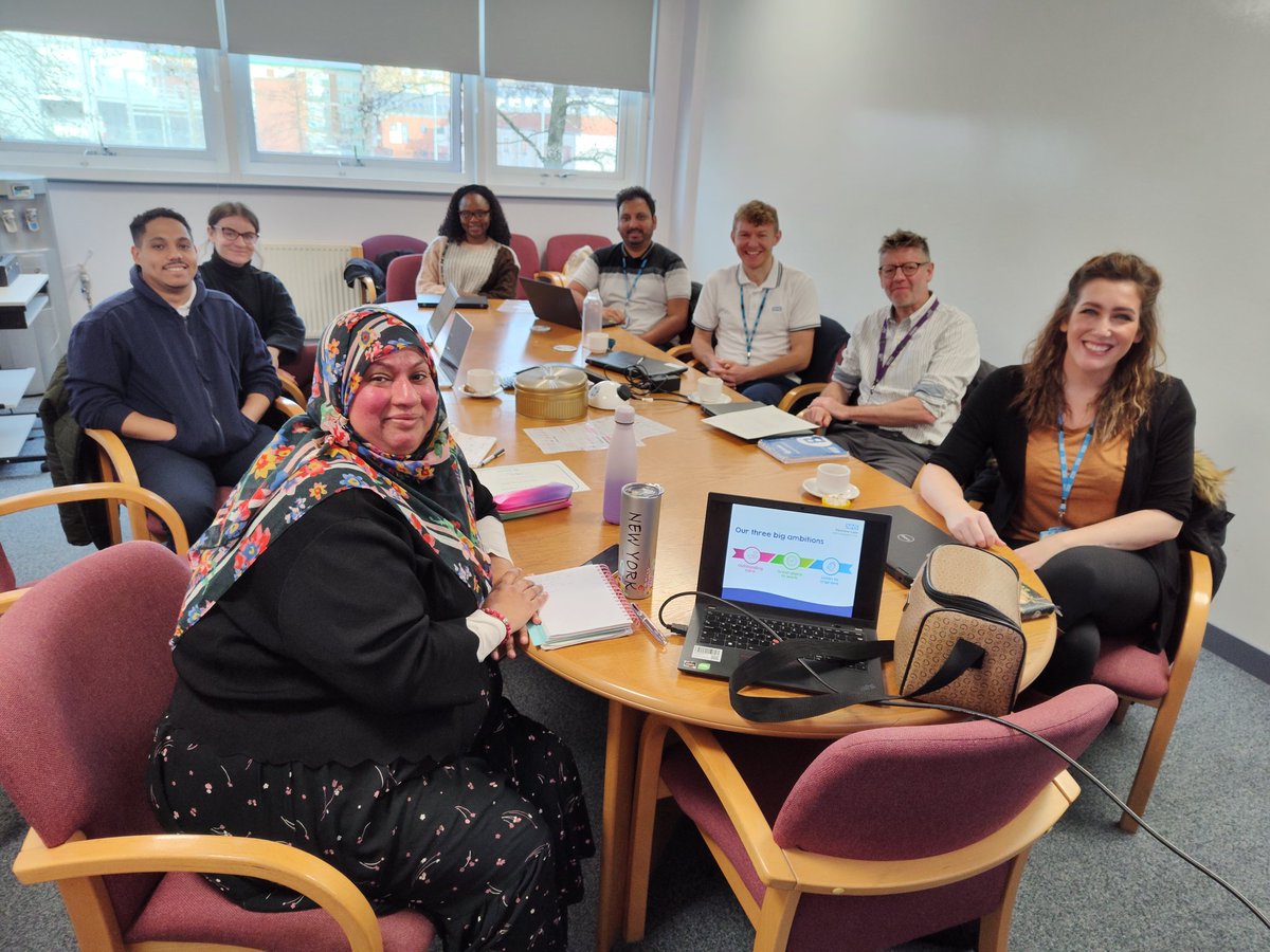 Good catch up with some of our inpatient #AHPs today - positive discussions on leadership, service development and opening up opportunities for students