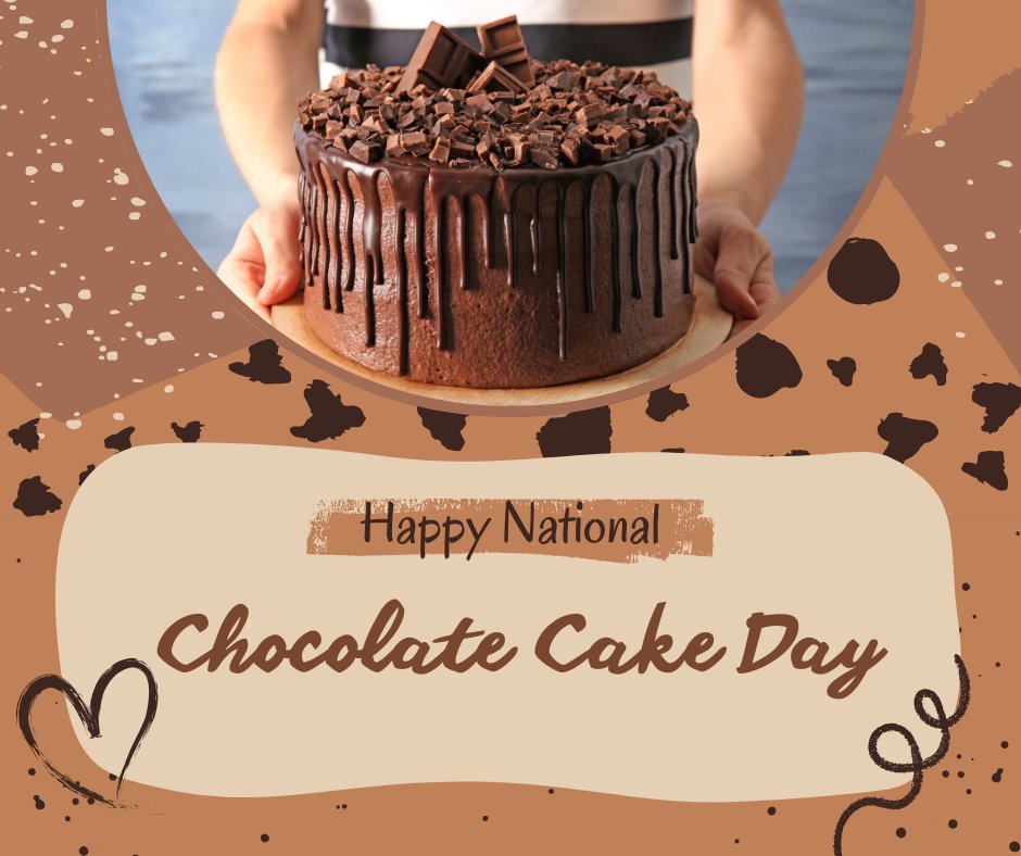 Happy National Chocolate Cake Day! Yay!