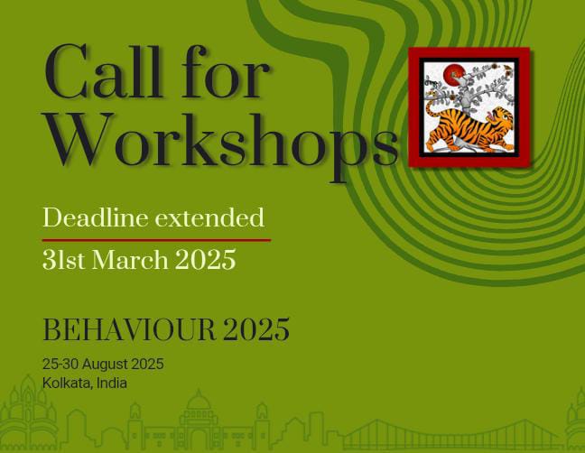 We are pleased to announce the extension of the #behaviour2025 workshop submission deadline to 31st March, owing to ongoing interest from potential organizers.

For more details: behaviourindia2025.in/Registration-a…

#AnimalBehavior 
#ScienceConference 
#ECRChat
