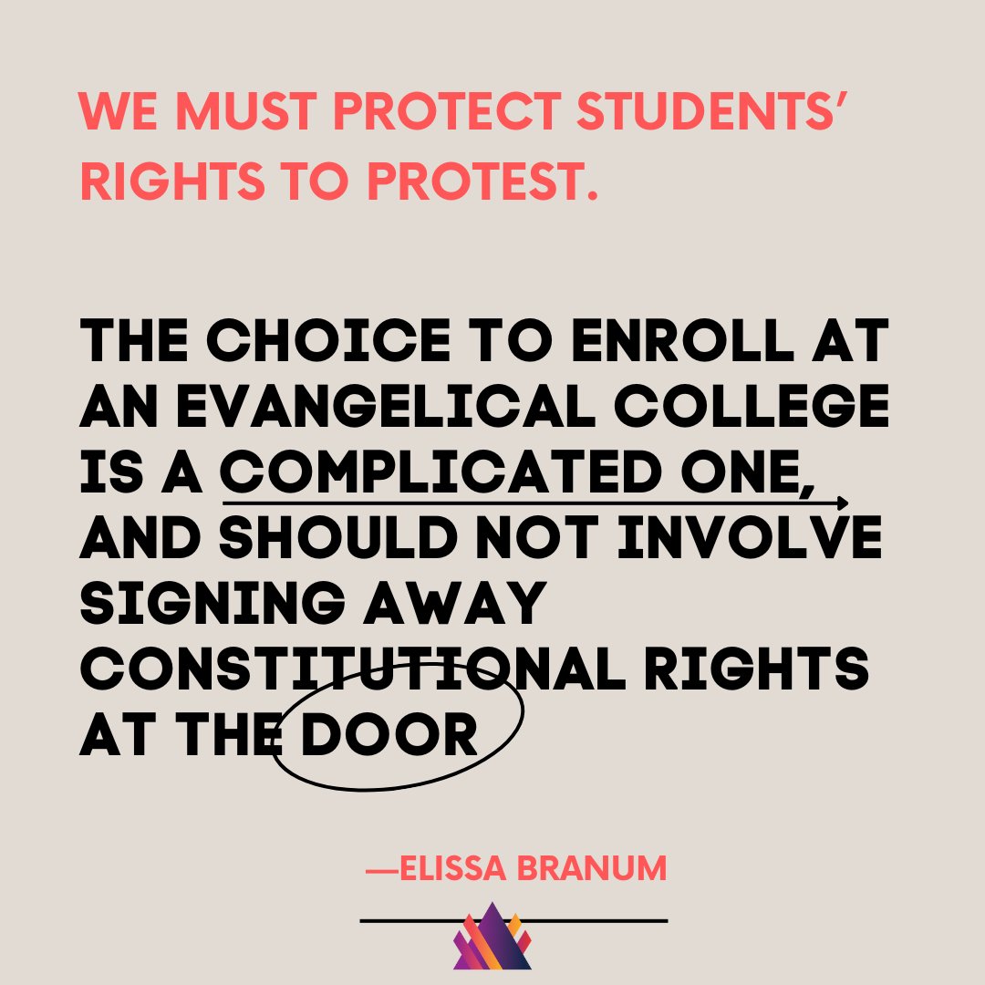 Religious Exemption Accountability Project (@reap_lgbtq) on Twitter photo "Even colleges with religious exemptions should not forget the important work done by student activists to fight for racial integration on their own campuses."
BE ENCOURAGED and continue reading the post.
thereap.org/post/guest-blo… "Even colleges with religious exemptions should not forget the important work done by student activists to fight for racial integration on their own campuses."
BE ENCOURAGED and continue reading the post.
thereap.org/post/guest-blo…