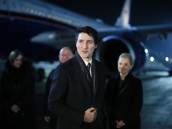I'm in Poland, because there was an opportunity to justify some more travel abroad - paid for by Canadians.

I've gotta use this enormous private jet while I can!

I'm committed to milking every last taxpayer funded perk of this job, and that's exactly what I'm going to do.