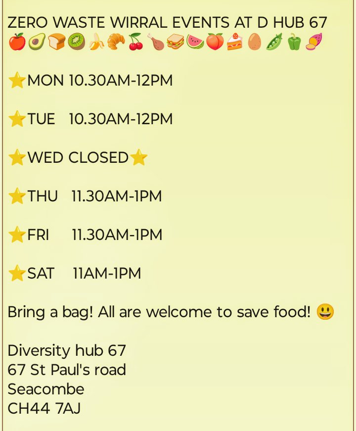 Diversity67's tweet photo. FREE SURPLUS FOOD TIMES AT DIVERSITY HUB 67 https://t.co/8W8ZF1wLNT