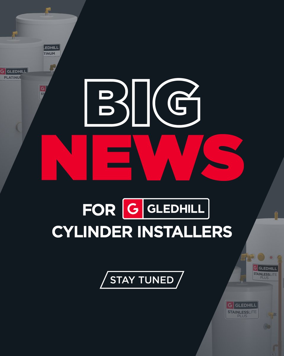 Installers, get ready! 🤩

Exciting news coming in February from Gledhill. 📢 

Stay tuned for more info this week! 😲

#gledhillgroup #somethingiscoming #hotwatercylinders