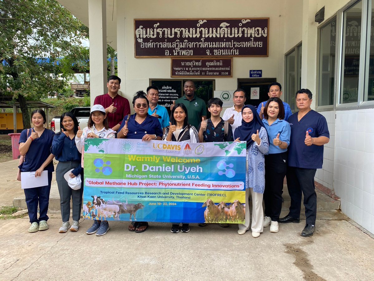 CLIMDES's tweet photo. Our PI received a warm welcome from our collaborators at Khon Kaen University (@kkunews), Thailand. We look forward to a productive partnership filled with exciting advancements in dairy farming! https://t.co/RDOU0MuYwh