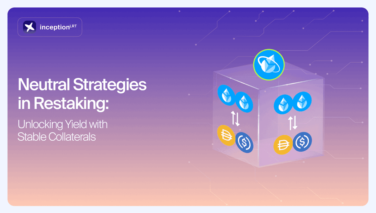 While everyone's gambling on price action, OGs are using neutral restaking strategies to let them earn 6% APY using stablecoins as collateral 👀

The strategy = Deposit stable assets → borrow ETH at 3% → restake for 6%. Net profit = 3% with minimal risk → W.

Full technical