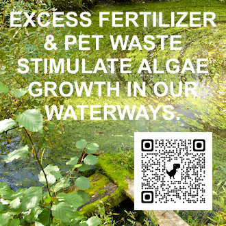MrDroplet's tweet photo. Pick up pet waste and go easy on fertilizers! Pet waste + fertilizers contain nutrients that are carried by stormwater runoff directly into our waterways, negatively impacting the whole aquatic food chain! That's bad for all of us! #WeAllLiveDownstream #Eutrophication https://t.co/x4a90Gpbo5