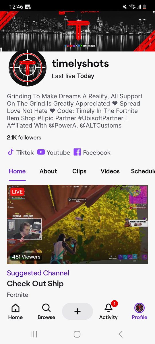 May Not Be Much To Some, But Recently Been Back Grinding On Twitch &amp; Hit 2k The Other Night On There! Thank You To Anyone Who Supports The Streams💜