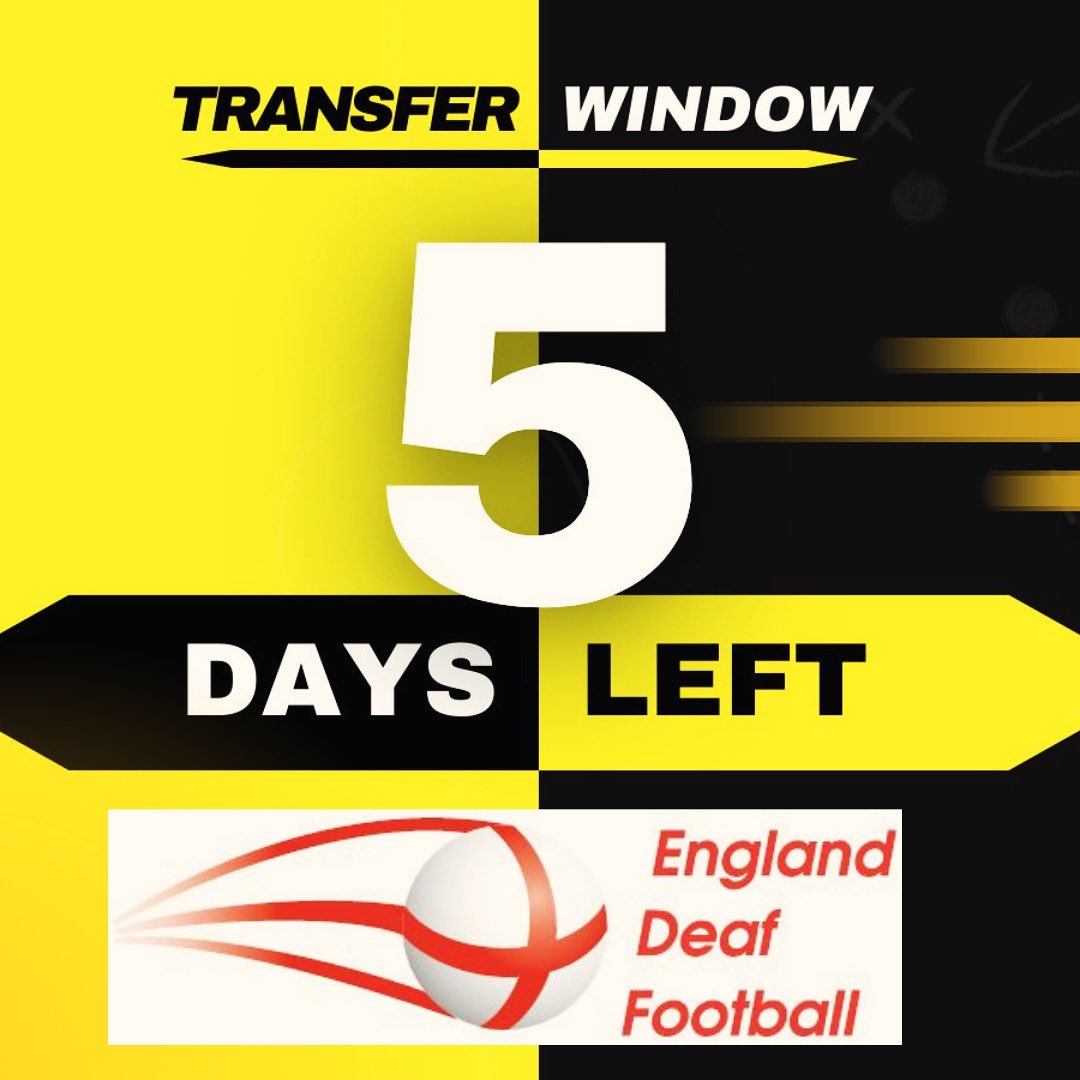 This week marks the final week for the transfer window. 

The deadline is Friday, 31st January 2025, at 23:59.

Secretary - Please ensure that all necessary preparations are made accordingly BEFORE the deadline. 

#TransferWindow #Transfer #Deadline