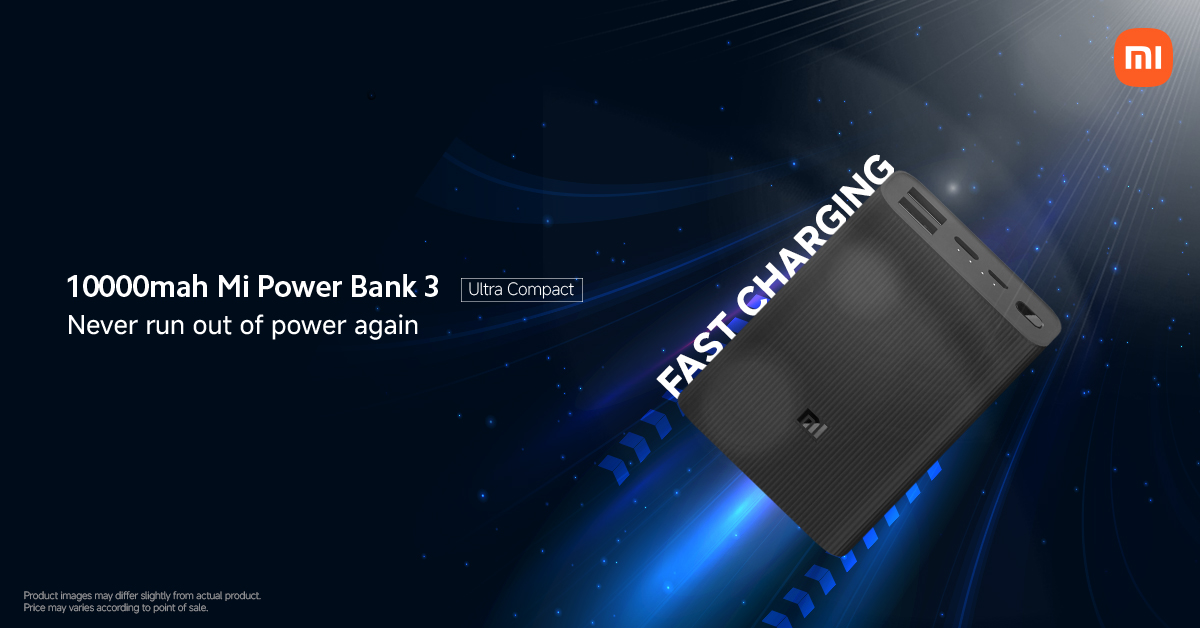 Charged and unstoppable 😎 don't let low battery slow you down with the Mi Power Bank 3 Ultra Compact!

#Powerbank #Battery #Energy #Portable #PocketSize #Gadgets #Travel
