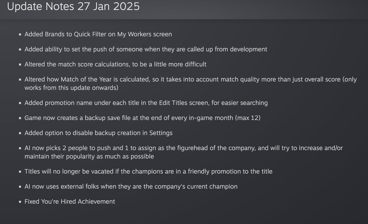 Pro Wrestling Sim tweet media