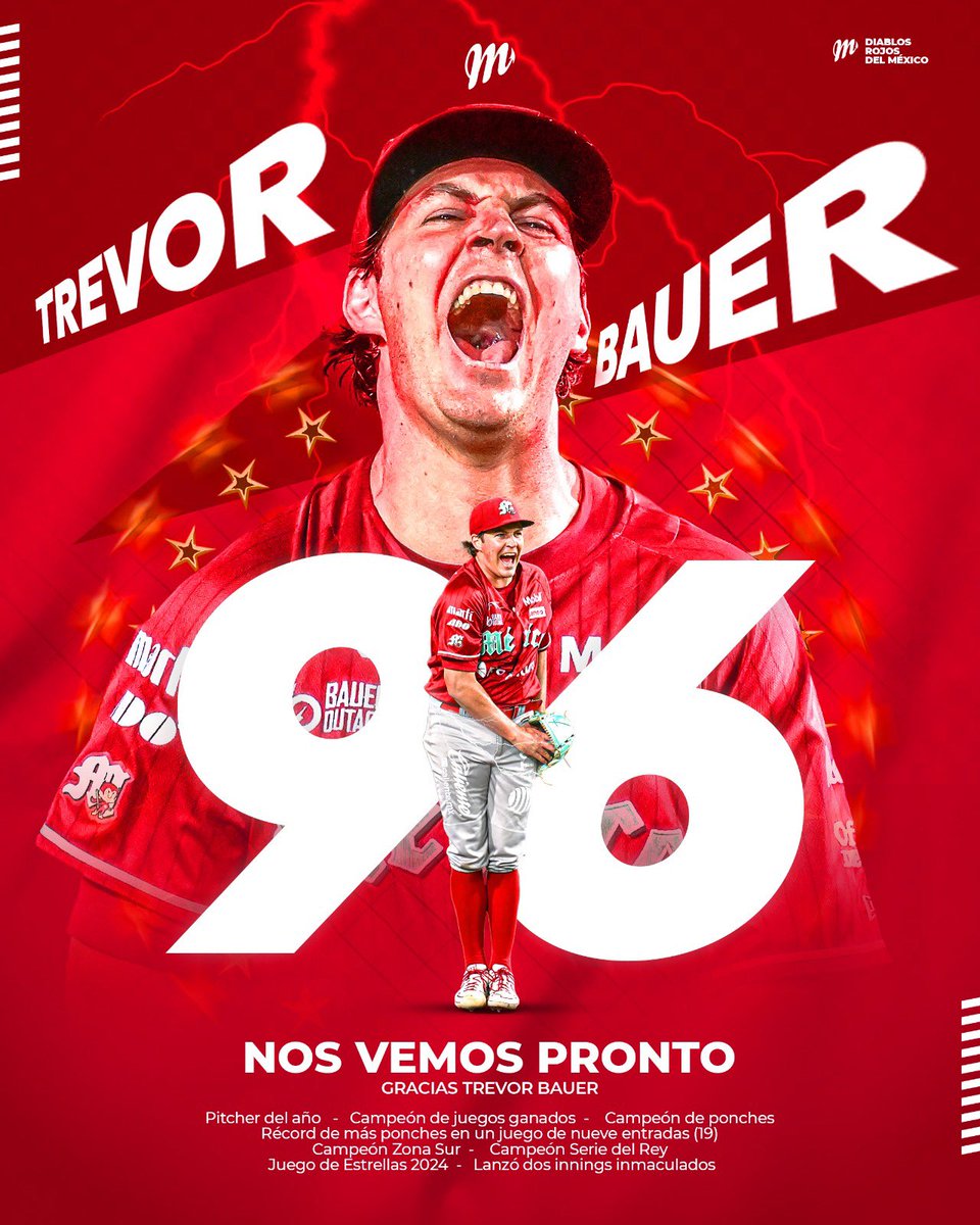 Gracias por tanto <a href="/BauerOutage/">Trevor Bauer (トレバー・バウアー)</a> siempre serás parte de la familia escarlata. Nos vemos pronto campeón 🫂🏆👑 #KingOfSwords🗡️