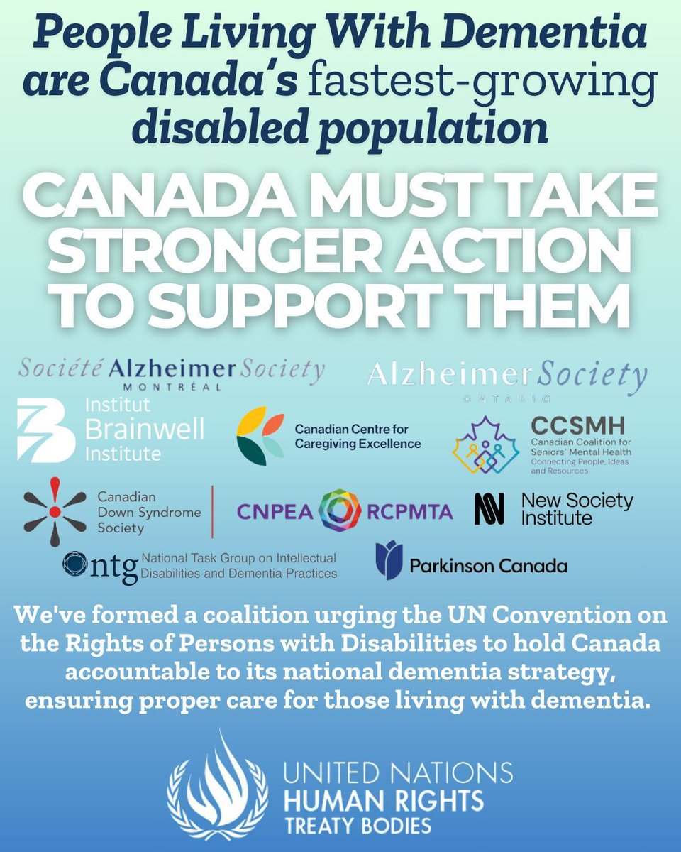People with Down syndrome are at a higher risk of developing dementia, yet Canada’s dementia strategy lacks clear accountability measures to ensure they receive the care they need.

That’s why we joined a coalition to submit a report to the UN calling for stronger oversight. The