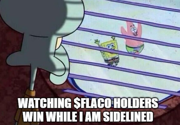 teejionchain's tweet photo. @flachinho Markets been tough today, thats why I bought more $Flaco on a nice discount https://t.co/WC63iwpsQH