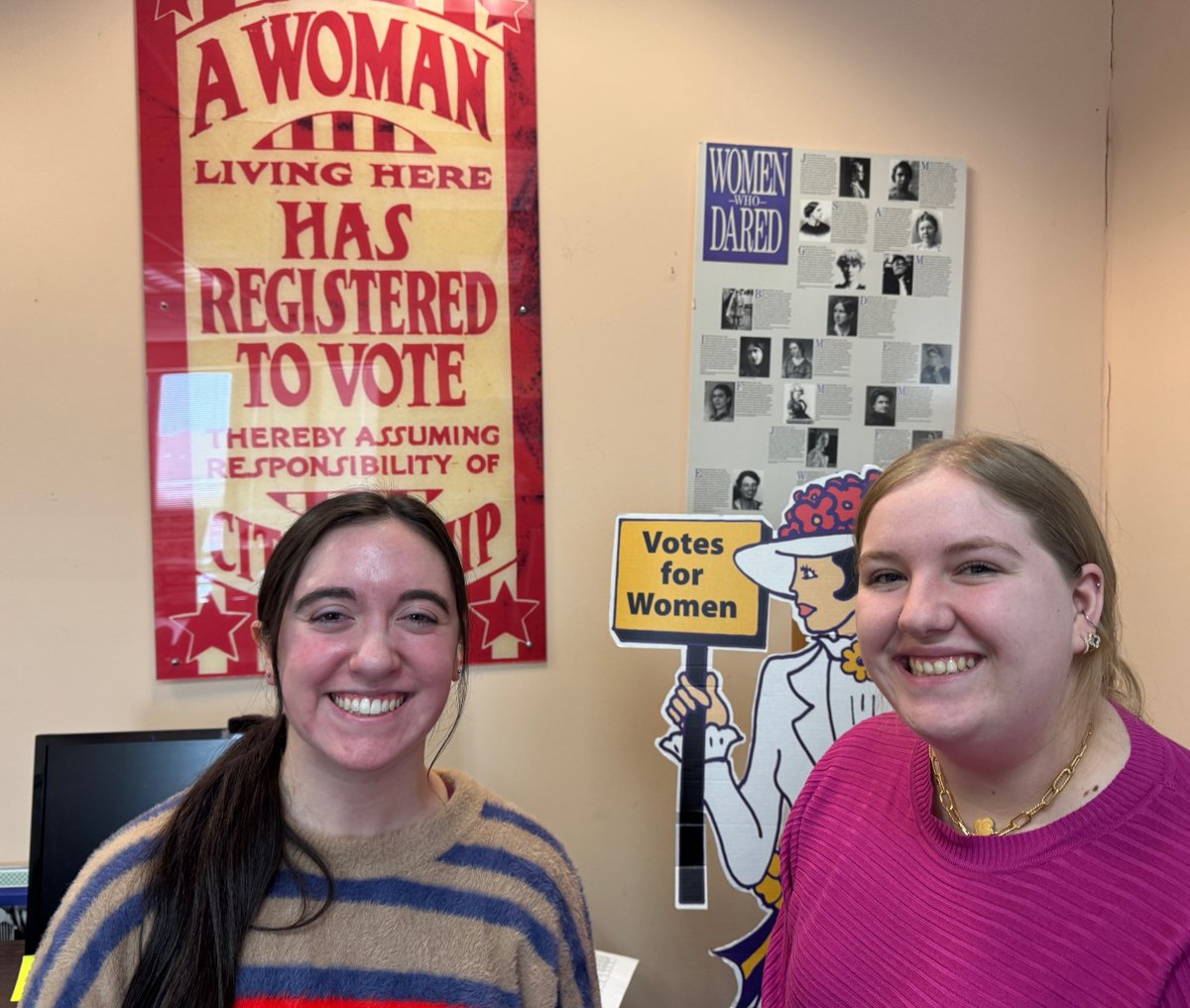 The League welcomes interns Grace Desjardins from the University of Missouri-St. Louis and Claire Mascia from Lindenwood University.