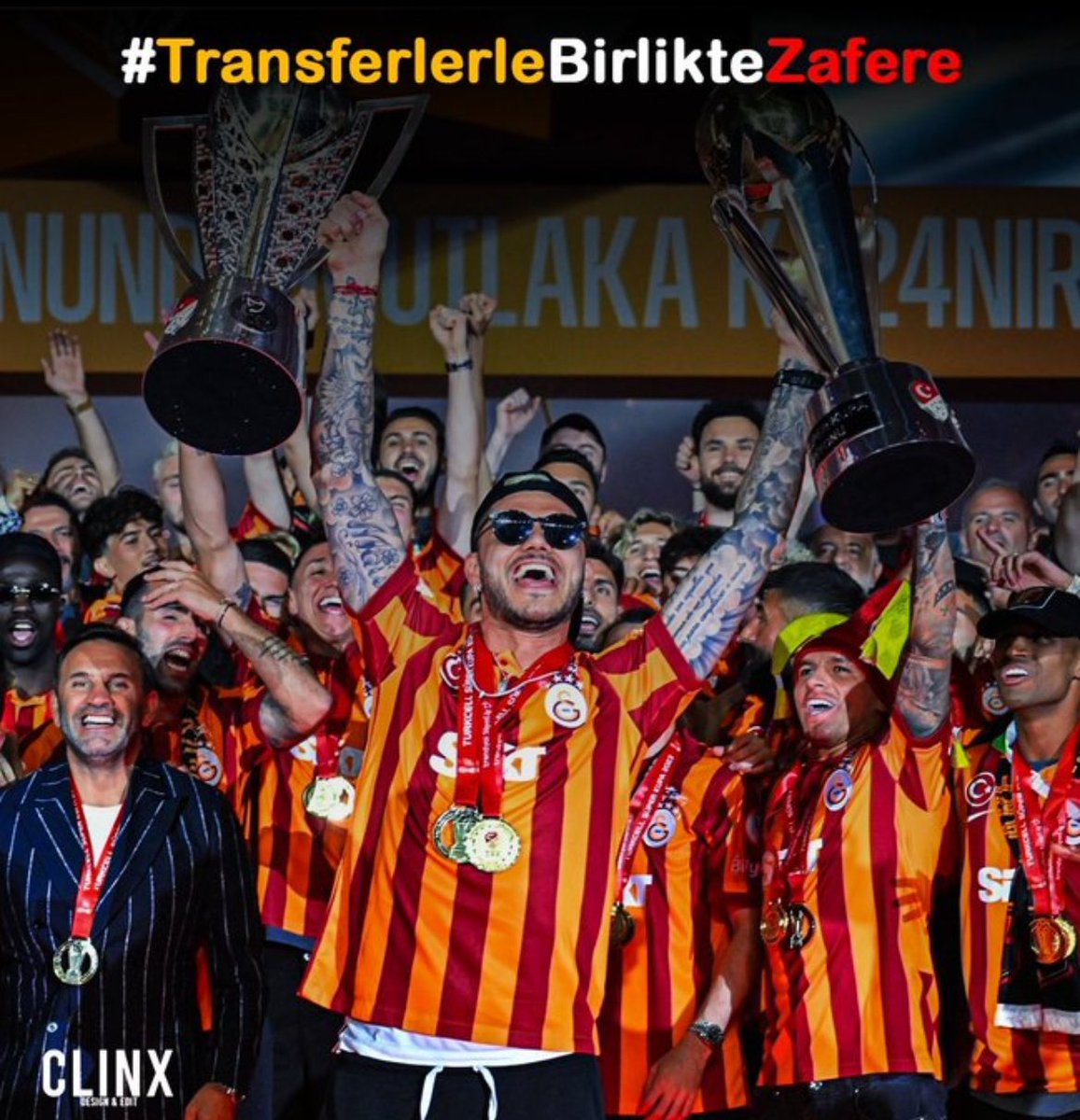 25. şampiyonluk ve 2. UEFA kupasını kazanmak için acil transfer yapmalıyız..
 #TransferlerleBirlikteZafere