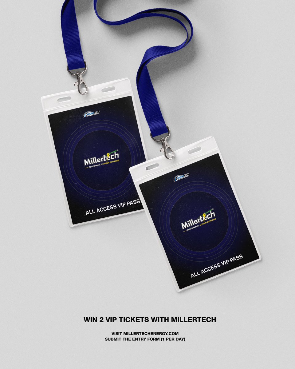 We’re happy to help MillerTech through the process of giving fans an experience of a lifetime!

How to enter:
Visit millertechenergy.com
Submit the entry form

#StormingSuccess