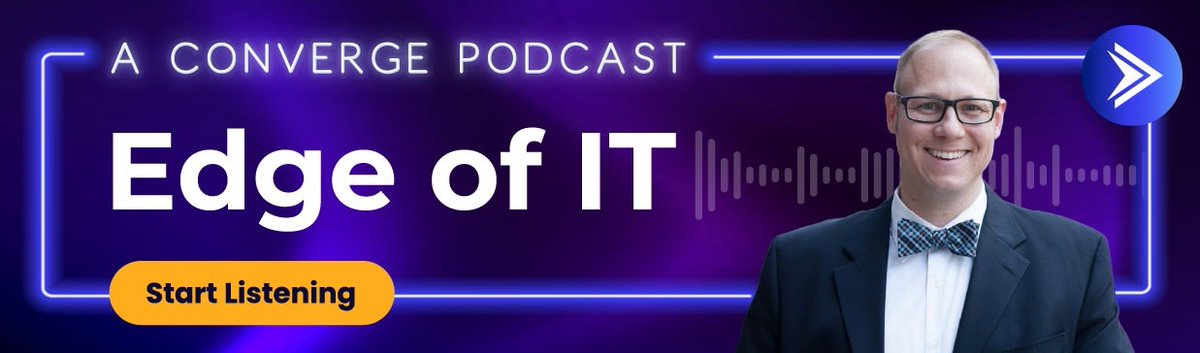 ConvergeTSC's tweet photo. In case you missed it, we launched our new podcastย #EdgeofIT last week! Hosted by Dr. Jonathan Gough, Convergeโs Chief Scientist, the podcast offers a fresh, human take on IT and the cutting-edge innovations reshaping the digital world. Learn more: https://t.co/mjqrndLqdx https://t.co/8eL4u9ljhi