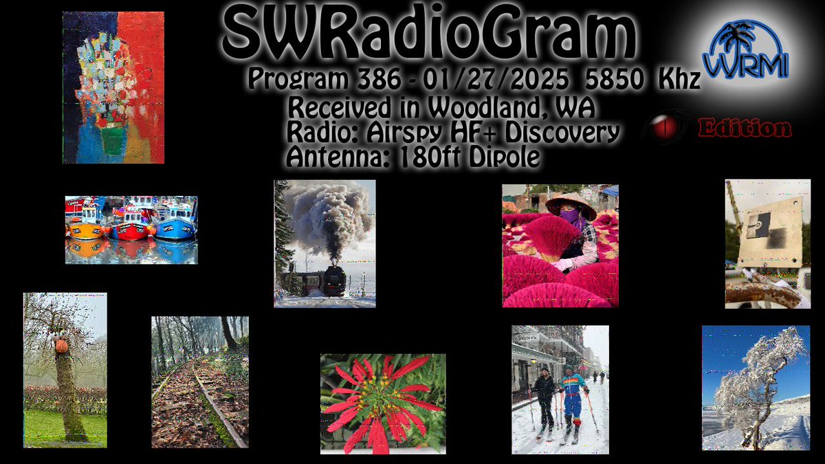 CadiereGerald's tweet photo. @SWRadiogram 386 01/27/2025
Monday|0800-0830 UTC|5850 kHz
WRMI Florida
Received in Woodland, WA
@airspy_com #HF_Discovery #SDRsharp2020
180ft Dipole with @Nooelec 9:1 V2

fldigi 4.2.05.24

text
https://t.co/4hxWWDdYjT

IQ recording
https://t.co/Z1SjKTsjEn https://t.co/Rt8eyz2D76