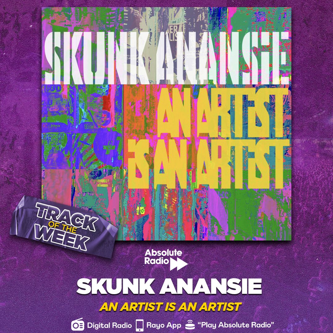 Skunk Anansie (@skunkanansie) on Twitter photo āAn Artist Is An Artistā is <a href="/absoluteradio/">Absolute Radio</a> Track of the Week!!! GET LISTENINā #SkunkAnansie āAn Artist Is An Artistā is <a href="/absoluteradio/">Absolute Radio</a> Track of the Week!!! GET LISTENINā #SkunkAnansie