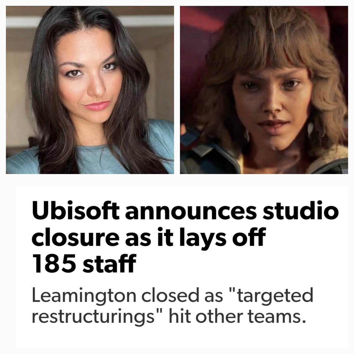 Gamers: Wait, Ubisoft! Don’t do it—you still have time to fix the game before release!

Ubisoft: Nope, you’re getting block chud.

Gamers: …Okay. Does nothing.

Ubisoft: Layoffs.