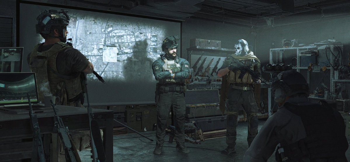 ModenasHD's tweet image. Here's an early concept art from Modern Warfare III where you can see the "D-Day" character from Modern Warfare 2019 #MWIII