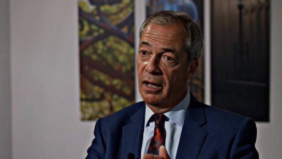 Inevitablewest's tweet photo. 🚨BREAKING: Nigel Farage says Reform UK will follow Donald Trumps policy of deporting illegal migrants

Are you ready? Buckle up. https://t.co/AT99LBoSLp