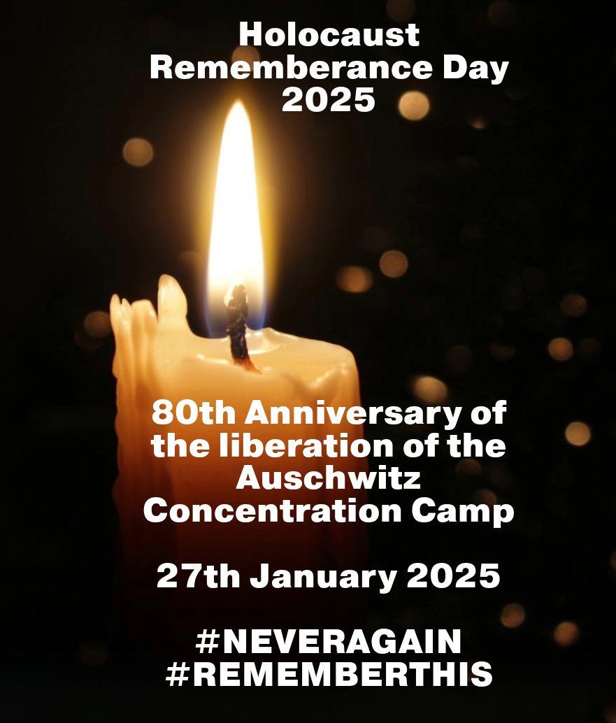addigital's tweet photo. Lighting a candle for the victims of the Nazi death camp at Auschwitz Birkenau #rememberthis #neveragain https://t.co/cFTocLrLE1