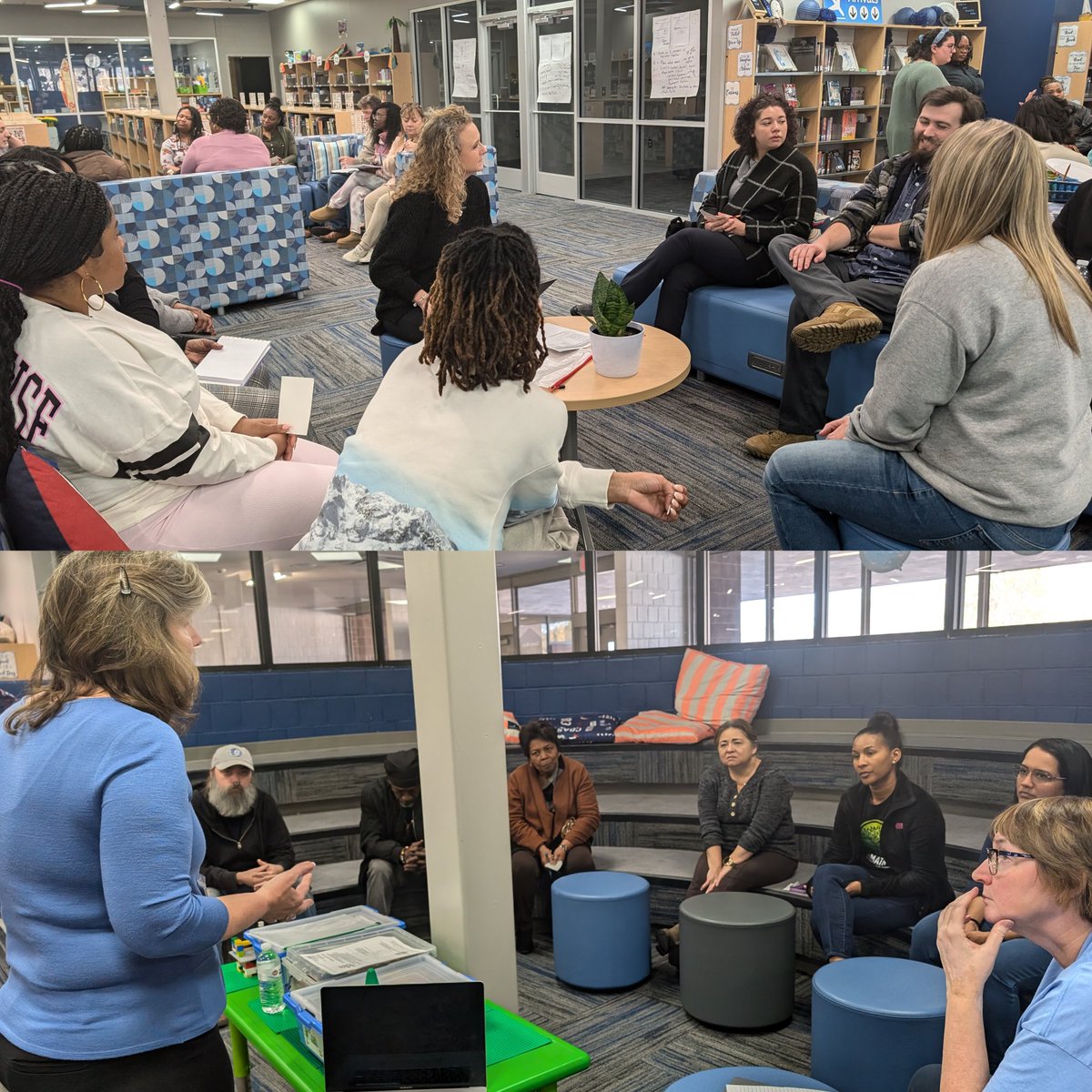 michele_vinnie's tweet image. 6th Grade Math teachers collaborate to prepare for Q3 instruction. This session was teacher-led by @JonesMagnetMS teachers Barnwell and Scalley!  #newstandards #newitems @HCS_MathDept @alynn_math @CarolQu90431435 @Tiff_Williams22