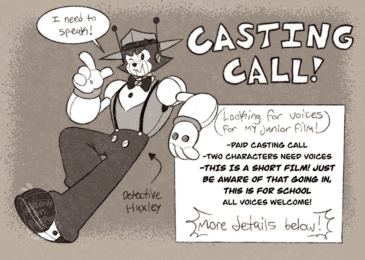 UrOnlyDrPepper's tweet photo. 📢CASTING CALL!📢

Hello VAs! I am currently working on my junior film for the semester and would love to have some voices be apart of it!

More details in the 🔗 below! https://t.co/ezByZvZpcL