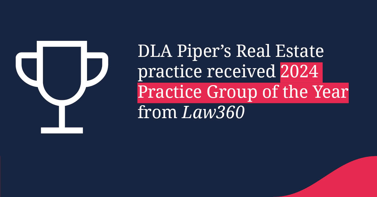 denniskiker's tweet image. DLA Piper is proud to receive another Law360 Practice Group of the Year recognition, this one in the #RealEstate category. #DLAPiper

Read our press release: dlapiper.com/en-us/news/202…