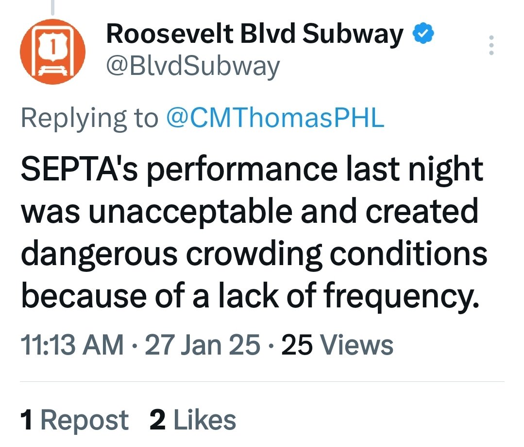 SEPTA is NOT ready for 2026. This will be an International FAILURE for the world to see and who will get the blame?

NOBODY

Who will get a raise?

EVERYONE

x.com/CMThomasPHL/st…