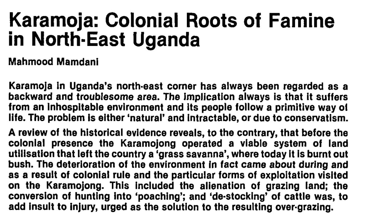 While it can be said that most Ugandans do not know much about #Karamoja, the narrative surrounding this region is not as  surprising as it is shocking, especially after learning that it is by design.

DM for full paper.