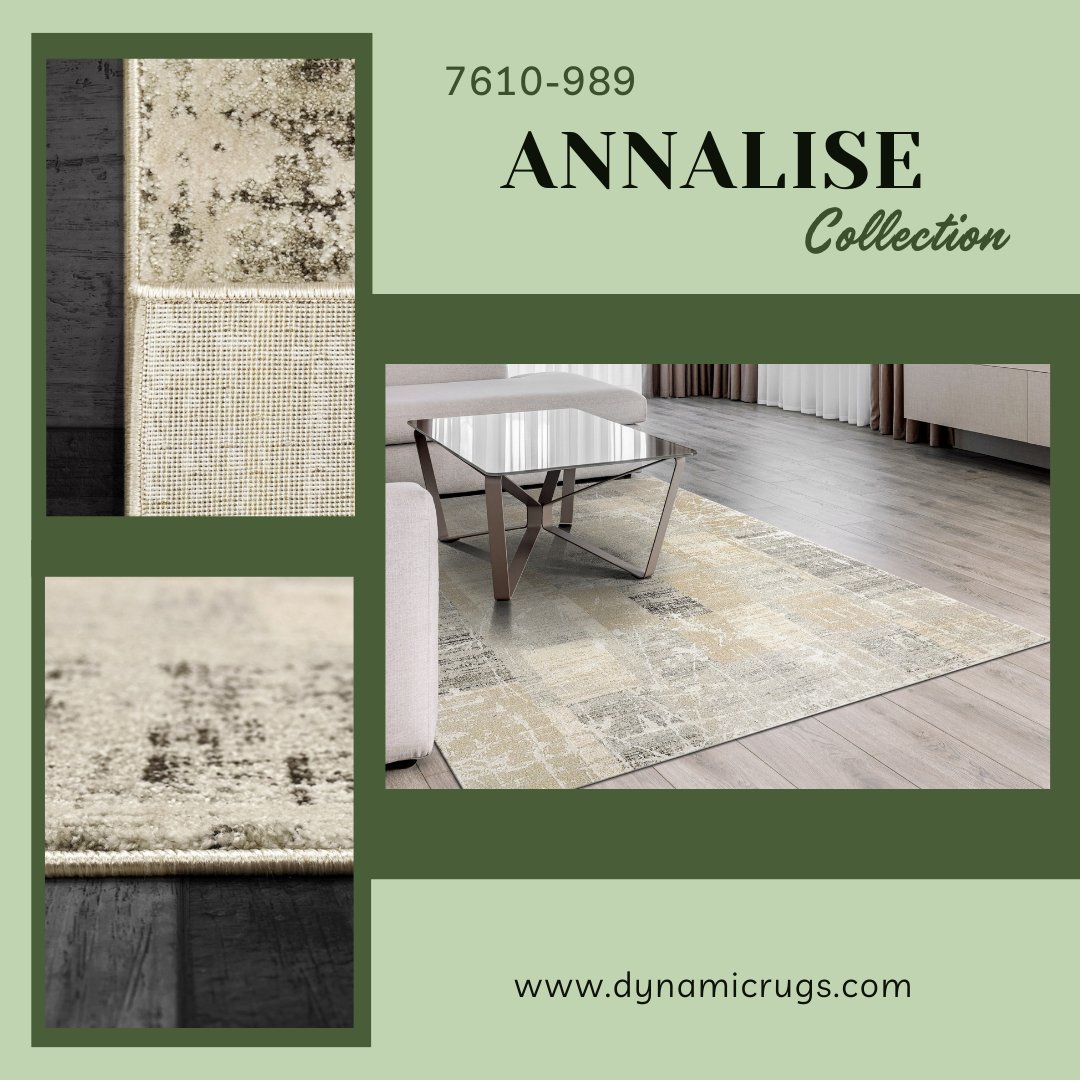 Walk on fashion with the Annalise collection. Comes in various roll runner and area rug sizes.

#AnnaliseRugs #DynamicRugs #HomeImprovements #affordableluxury #interiordecor