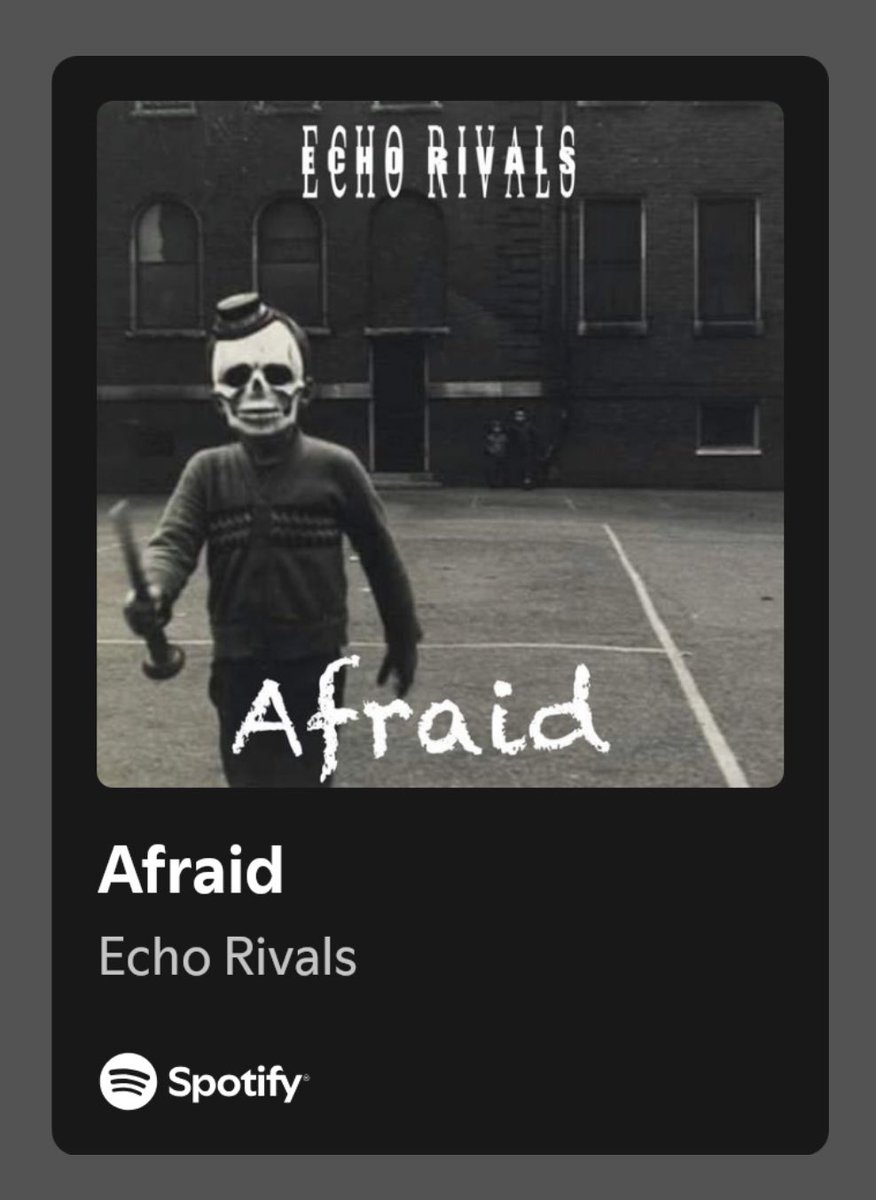 Give this album a listen: Afraid open.spotify.com/album/0t9vY4dw…