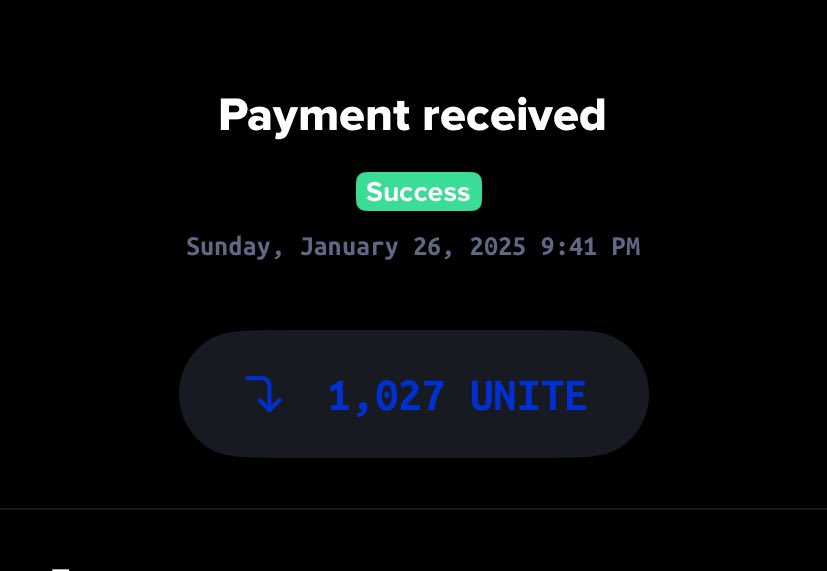 yessmassa's tweet photo. @UUNITE_XRPL dropped another bag in my account last night 🔥🙏🏽 $UNITE https://t.co/CMRlqJzS2z