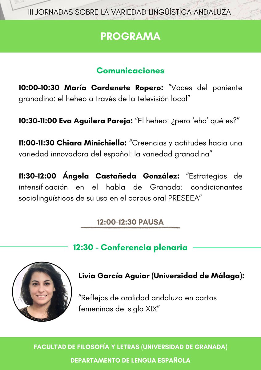 lenguaespañolaUGR (@ugrlenguaesp) on Twitter photo En <a href="/ugrlenguaesp/">lenguaespañolaUGR</a> contribuimos a la celebración del día de Andalucía con la organización de las III JORNADAS SOBRE LA VARIEDAD LINGÜÍSTICA ANDALUZA (26 de febrero de 2025). Si nos queréis, "venirse", como decía la Faraona lenguaesp.ugr.es/informacion/no… <a href="/FyL_UGR/">Filosofía y Letras</a> <a href="/CanalUGR/">Universidad Granada</a> En <a href="/ugrlenguaesp/">lenguaespañolaUGR</a> contribuimos a la celebración del día de Andalucía con la organización de las III JORNADAS SOBRE LA VARIEDAD LINGÜÍSTICA ANDALUZA (26 de febrero de 2025). Si nos queréis, "venirse", como decía la Faraona lenguaesp.ugr.es/informacion/no… <a href="/FyL_UGR/">Filosofía y Letras</a> <a href="/CanalUGR/">Universidad Granada</a>