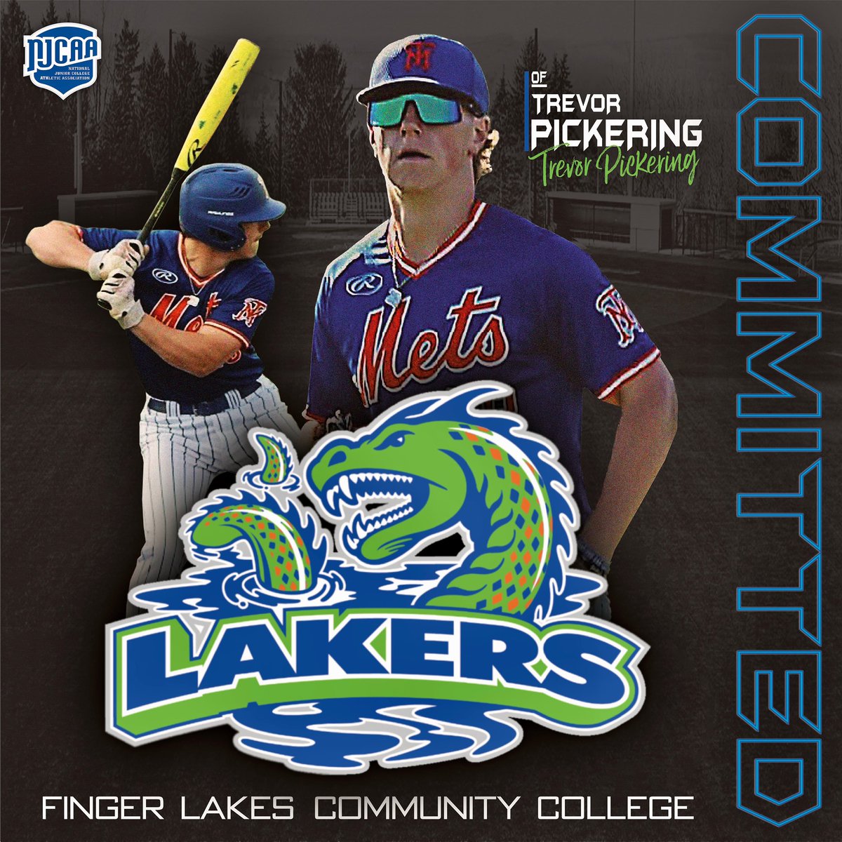 I am excited to announce my commitment to continue my academic and baseball career at Finger Lakes Community College in Canandaigua, New York. I would like to thank my family, friends, teammates, and coaches for their support and guidance.